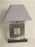 ALEXANDERS 36CM NICKEL WINDOW OBLONG LAMP